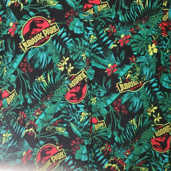 Jurassic Park Mens Shirt XL - Picture 3 of 8